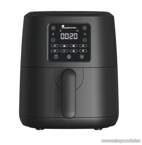 Masterpro BGMP-9322 L Digitális érintőgombos forrólevegős olaj nélküli légkeveréses Air Fryer sütő, olajsütő, fritőz, 4 literes, 1500 W