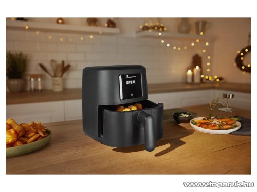 Masterpro BGMP-9322 L Digitális érintőgombos forrólevegős olaj nélküli légkeveréses Air Fryer sütő, olajsütő, fritőz, 4 literes, 1500 W