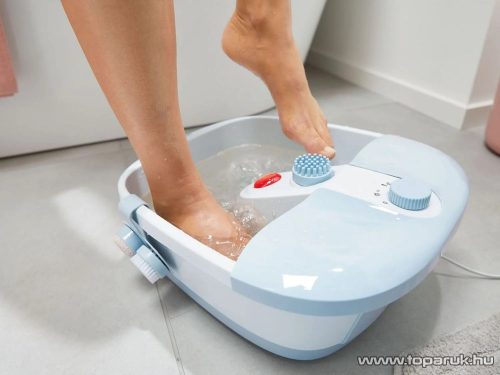 Medisana FS-90L Foot Spa lábfürdő, lábpezsgőfürdő, lábmasszírozó, 3 feltéttel, kék