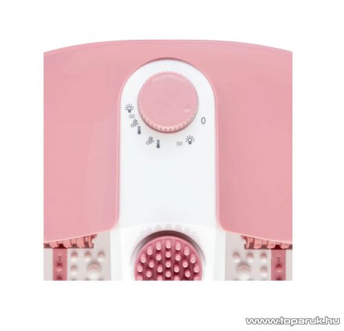 Medisana FS-90L Foot Spa lábfürdő, lábpezsgőfürdő, lábmasszírozó, 3 feltéttel, rózsaszín