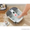 Medisana FS-90L Foot Spa lábfürdő, lábpezsgőfürdő, lábmasszírozó, 3 feltéttel, szürke
