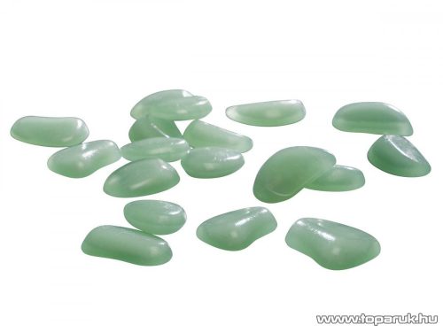 Melinera foszforeszkáló (sötétben világító) dekor kavics készlet, kb. 17 db / doboz