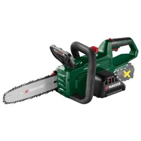 ParkSide PAKS 20-Li F5 20V-os akkumulátoros láncfűrész vezetősínnel