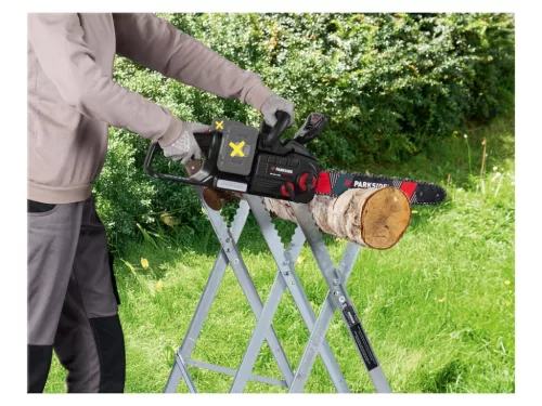 ParkSide Performance PPKSA 40-Li C3 SOLO Dupla akkumulátoros láncfűrész, 40V, 38 cm-es vezető (akku és töltő nélkül)