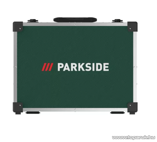 ParkSide 467513 Alu szerszámkoffer, barkács szerszámkészlet praktikus alumínium tároló és hordozó kofferben, 108 részes