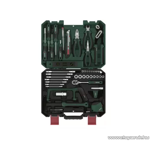 ParkSide HG06122 Praktikus barkács szerszámkészlet, szerszámosláda kofferben, 95 részes