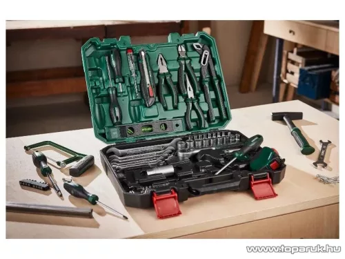 ParkSide HG06122 Praktikus barkács szerszámkészlet, szerszámosláda kofferben, 95 részes