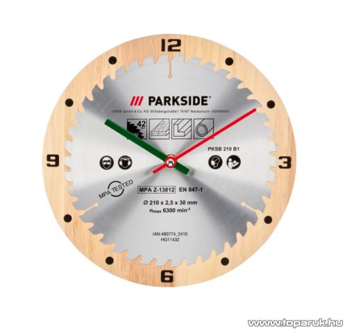 Parkside Fan Edition PWCP1A1 falióra fűrészlap dizájnnal
