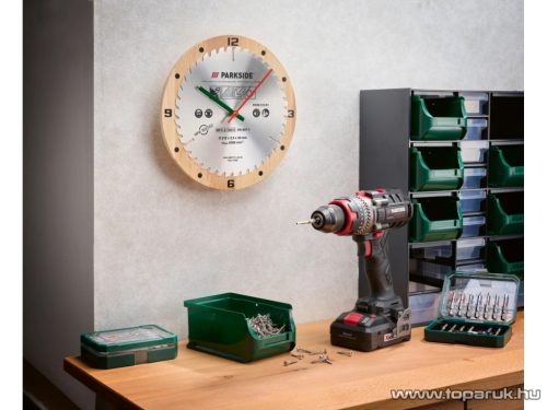 Parkside PWCP1A1 kvarc falióra csomagolása elemmel