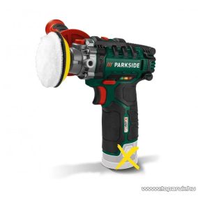   ParkSide PAAP 12 C3 SOLO X12V Akkumulátoros mini javító autó polírozó készlet kofferben, 12V (akku és töltő nélkül)