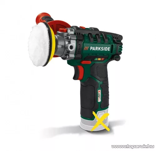 ParkSide PAAP 12 C3 SOLO X12V Akkumulátoros mini javító autó polírozó készlet kofferben, 12V (akku és töltő nélkül)