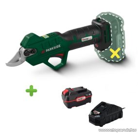   ParkSide PAAS 20-Li B1 4AH SETT Bypass Akkumulátoros kerti ágvágó olló, metszőolló + koffer, max. 28 mm ágvastagsághoz, X20V (akkuval és töltővel)