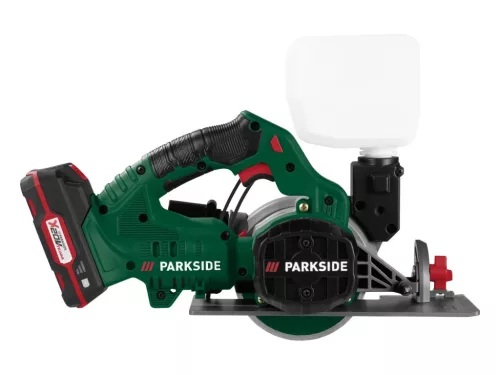 ParkSide 125 mm-es akkumulátoros csempe és kővágó LED világítással