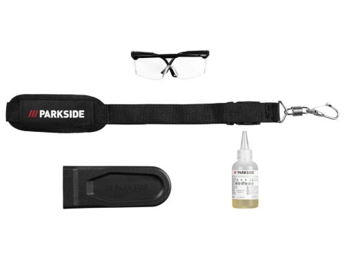 (SZÁLLÍTÁSI SÉRÜLT / K858057) ParkSide PAHE 20-Li E5 SOLO Akkumulátoros teleszkópos magassági ágvágó fűrész, láncfűrész, 20V (akku és töltő nélkül)