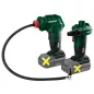 Parkside 20V akkumulátoros légszivattyú és kompresszor gép 10 részes adapter készlettel