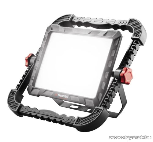 ParkSide Performance PALS 100 A1 Kültéri elektromos LED-es reflektor, fényvető, munkalámpa + beépített hálózati aljzat, 2500 W / 6500 K / 10000 lumen (IP54)