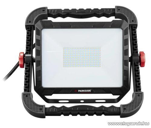 ParkSide Performance PALS 100 A1 Kültéri elektromos LED-es reflektor, fényvető, munkalámpa + beépített hálózati aljzat, 2500 W / 6500 K / 10000 lumen (IP54)
