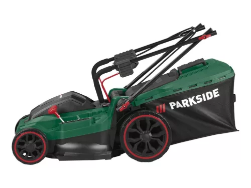 ParkSide PARM 41 A1 Optimal 4AH SET Akkus fűnyíró Brushless motorral, dupla akkutöltővel és 2 db 4 Ah akkumulátorral, 40 V (legfeljebb 800 m2-ig)