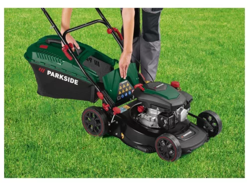 ParkSide PBRM 43 B2 Benzinmotoros 4 ütemű fűnyíró, 43 cm, 2,6 kW, 150 cm3, 3,5 Le