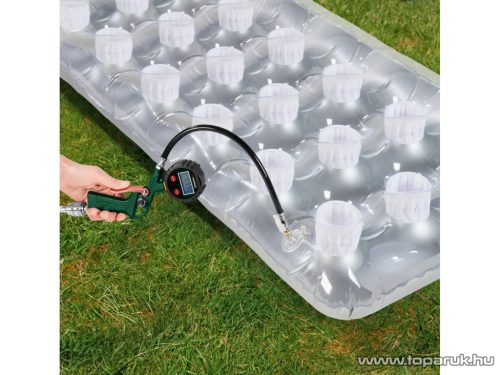 ParkSide PDLD 10 B2 Univerzális sűrített levegős digitális kerékfújó abroncs fujtató pisztoly készlet + 10 m sűrített levegős spiráltömlő