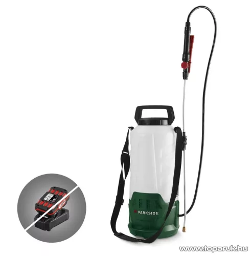 (SELEJT / K602855) ParkSide PDSA 20-Li C2 SOLO Akkus permetező, 12V / 20V, 5 literes (akkumulátor és töltő nélkül)