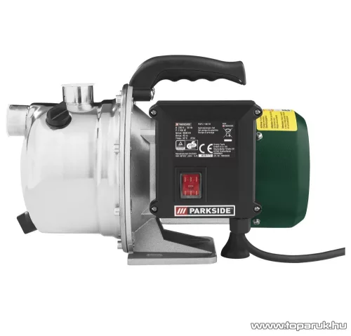 ParkSide PEGP 1100 A1 kerti szivattyú 4 m tömlővel, szűrőkosárral és visszafolyásgátlóval, 1100W (tiszta vízre)
