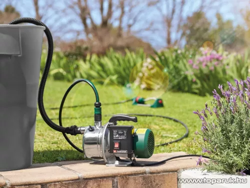 ParkSide PEGP 1100 A1 kerti szivattyú 4 m tömlővel, szűrőkosárral és visszafolyásgátlóval, 1100W (tiszta vízre)