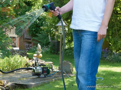 ParkSide PEGP 1100 A1 kerti szivattyú 4 m tömlővel, szűrőkosárral és visszafolyásgátlóval, 1100W (tiszta vízre)