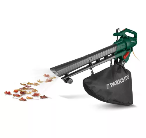 ParkSide PELSB 2600 A1 2600W-os elektromos lombszívó és fúvó gyűjtőzsákkal