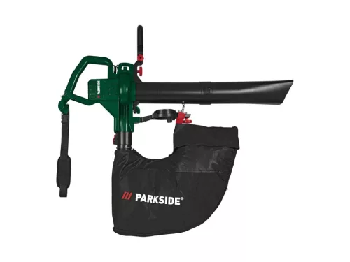 ParkSide PELSB 3000 B2 3000 W elektromos lombszívó és lombfúvó 55 literes zsákkal