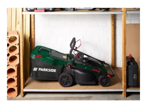ParkSide PERM 1500 B2 Turbo Power elektromos fűnyíró, turbómotoros, magas forgatónyomatékkal, 1500 W (36 cm vágásszélesség)