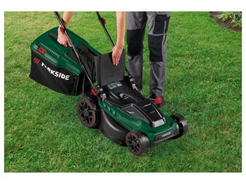 (SELEJT / K521519) ParkSide PERM 1800 A1 Turbo Power elektromos fűnyíró, turbómotoros, magas forgatónyomatékkal, 1800 W (44 cm vágásszélesség)