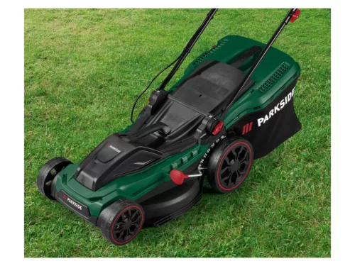 (SELEJT / K521519) ParkSide PERM 1800 A1 Turbo Power elektromos fűnyíró, turbómotoros, magas forgatónyomatékkal, 1800 W (44 cm vágásszélesség)