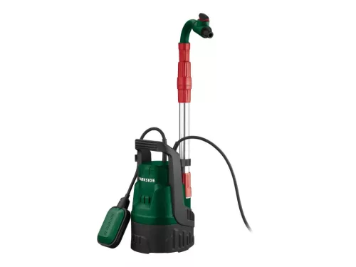 (SELEJT / K133486) Parkside PERP 400 A1 Úszókapcsolós elektromos esővíz szivattyú, kerti szivattyú, 4000 liter / óra, 400 W (szennyezett vízre)