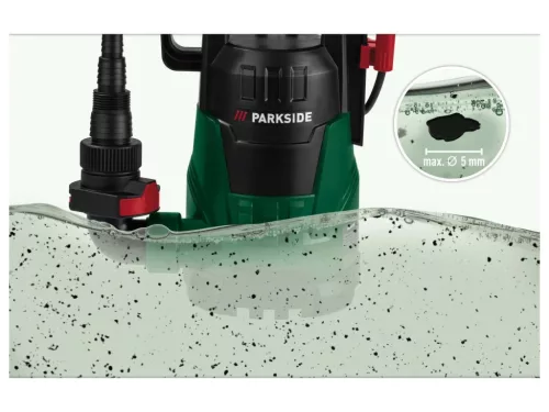 Parkside PETPK 400 B2 CLEAN WATER Kerti búvárszivattyú úszókapcsolóval, 10.000 l/h, 400 W (tiszta vízre)