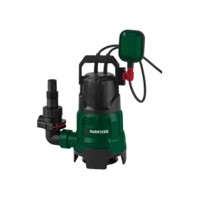   Parkside PETPS 400 B2 Dirty Water Kerti búvárszivattyú úszókapcsolóval, 9.000 l/h, 400 W (szennyezett vízre)