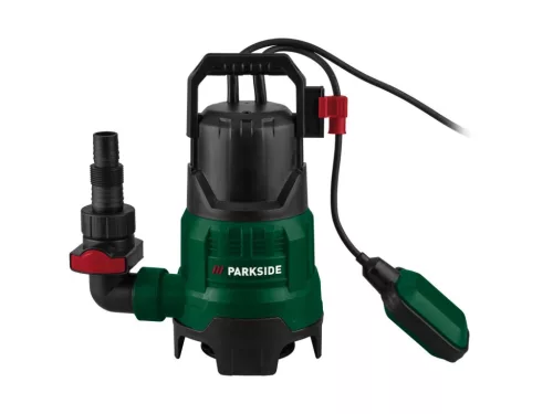 Parkside PETPS 400 B2 Dirty Water Kerti búvárszivattyú úszókapcsolóval, 9.000 l/h, 400 W (szennyezett vízre)