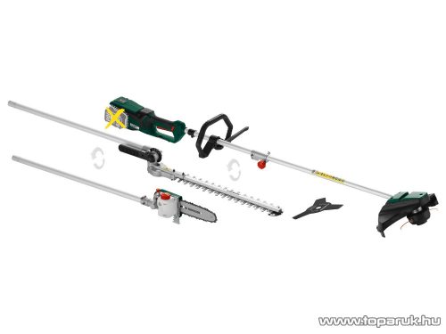 ParkSide PGKGA 40-Li B2 SOLO 4 az 1-ben kombinált akkus kerti sövényvágó, teleszkópos magassági ágvágó, trimmelő és fűszegélyvágó készülék, 40 V (akkumulátor és töltő nélkül)
