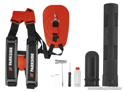 ParkSide PGKGA 40-Li B2 SOLO 4 az 1-ben kombinált akkus kerti sövényvágó, teleszkópos magassági ágvágó, trimmelő és fűszegélyvágó készülék, 40 V (akkumulátor és töltő nélkül)