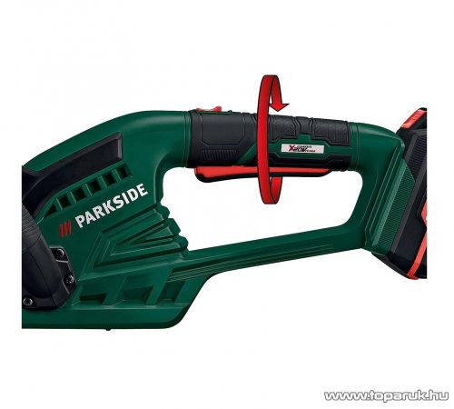 ParkSide PHSA 20-Li C3 Vezeték nélküli, akkumulátoros sövényvágó, sövénynyíró, 20V, 2Ah akkuval és töltővel (58 cm vágóhosszúság)