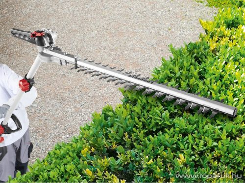 (BONTOTT / 485156) ParkSide PEHSL 710 A1 Hosszú teleszkópos nyelű elektromos magassági sövényvágó / sövénynyíró, 710W (41 cm vágóhosszúság)