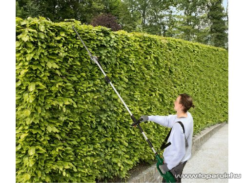 (BONTOTT / 485156) ParkSide PEHSL 710 A1 Hosszú teleszkópos nyelű elektromos magassági sövényvágó / sövénynyíró, 710W (41 cm vágóhosszúság)