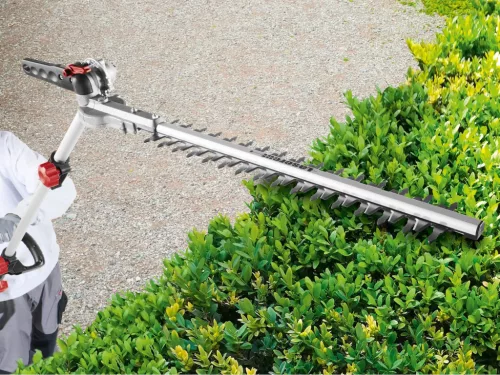 (SELEJT / K829095) ParkSide PEHSL 710 A1 Hosszú teleszkópos nyelű elektromos magassági sövényvágó / sövénynyíró, 710W (41 cm vágóhosszúság)