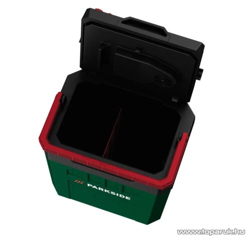 ParkSide PKB 20-Li A1 SOLO Autós / hálózati / akkus hűtő fűtő elektromos hűtőtáska, 24 literes / 12V DC / 20V DC / 230V AC (akku és töltő nélkül)