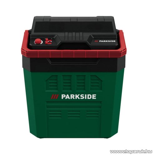 ParkSide PKB 20-Li A1 SOLO Autós / hálózati / akkus hűtő fűtő elektromos hűtőtáska, 24 literes / 12V DC / 20V DC / 230V AC (akku és töltő nélkül)