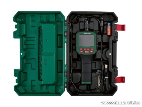 ParkSide PKI 2.8 C4 Endoszkóp ellenőrző kamera / vizsgálókamera TFT LCD kijelzővel, 6 fokozatú zoom funkcióval (640 x 480 pixel) + hordtáska