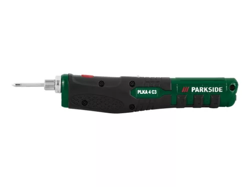 ParkSide PLKA 4 C3 Beépített akkumulátoros forrasztó páka készlet, adapter nélkül, 4V erős Lítium-ion akkus