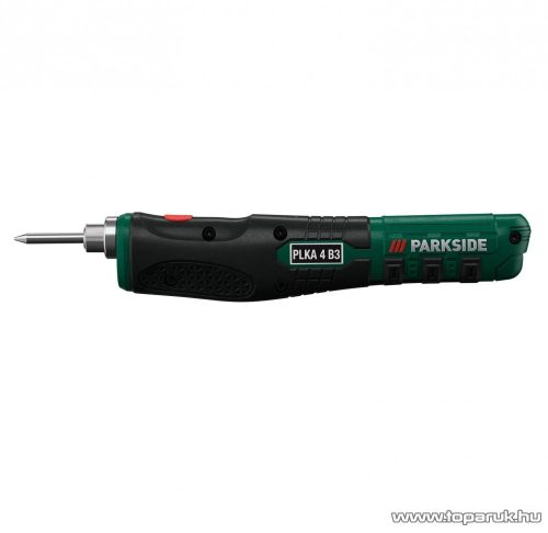 ParkSide PLKA 4 C3 Beépített akkumulátoros forrasztó páka készlet, adapter nélkül, 4V erős Lítium-ion akkus