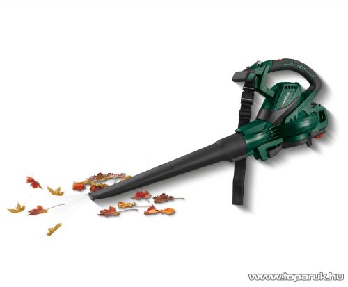 ParkSide PLS 3000 A1 Elektromos, szabályozható fordulatú lombszívó, lombfúvó, 3000 W, 55 literes gyűjtőzsákkal