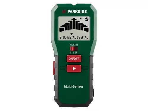 PARKSIDE PMFD A3 multifunkciós detektor fa fém vezeték és üreg kereséséhez